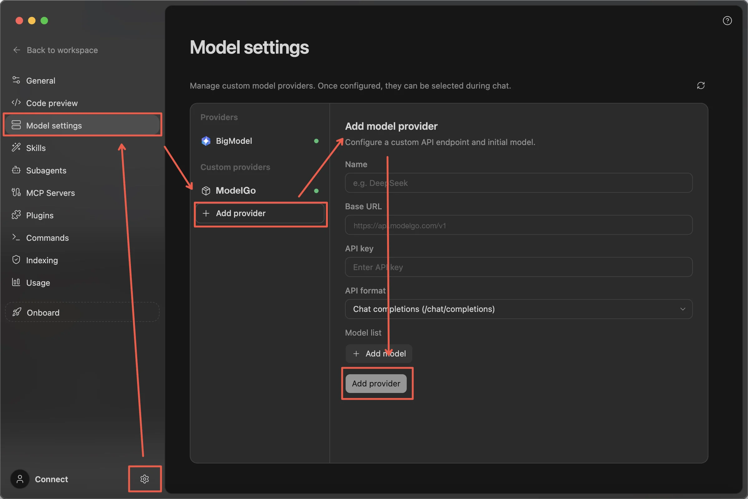 ModelGo 供应商配置示例